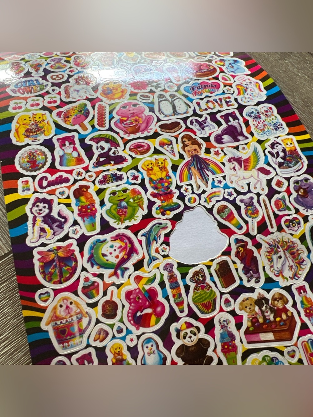 Lisa Frank coloring book and sticker book - Picture 4 of 4